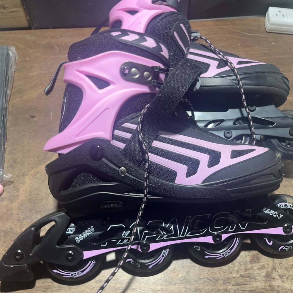 Papaison Youth Inline Skates Pink Women 9.5-12